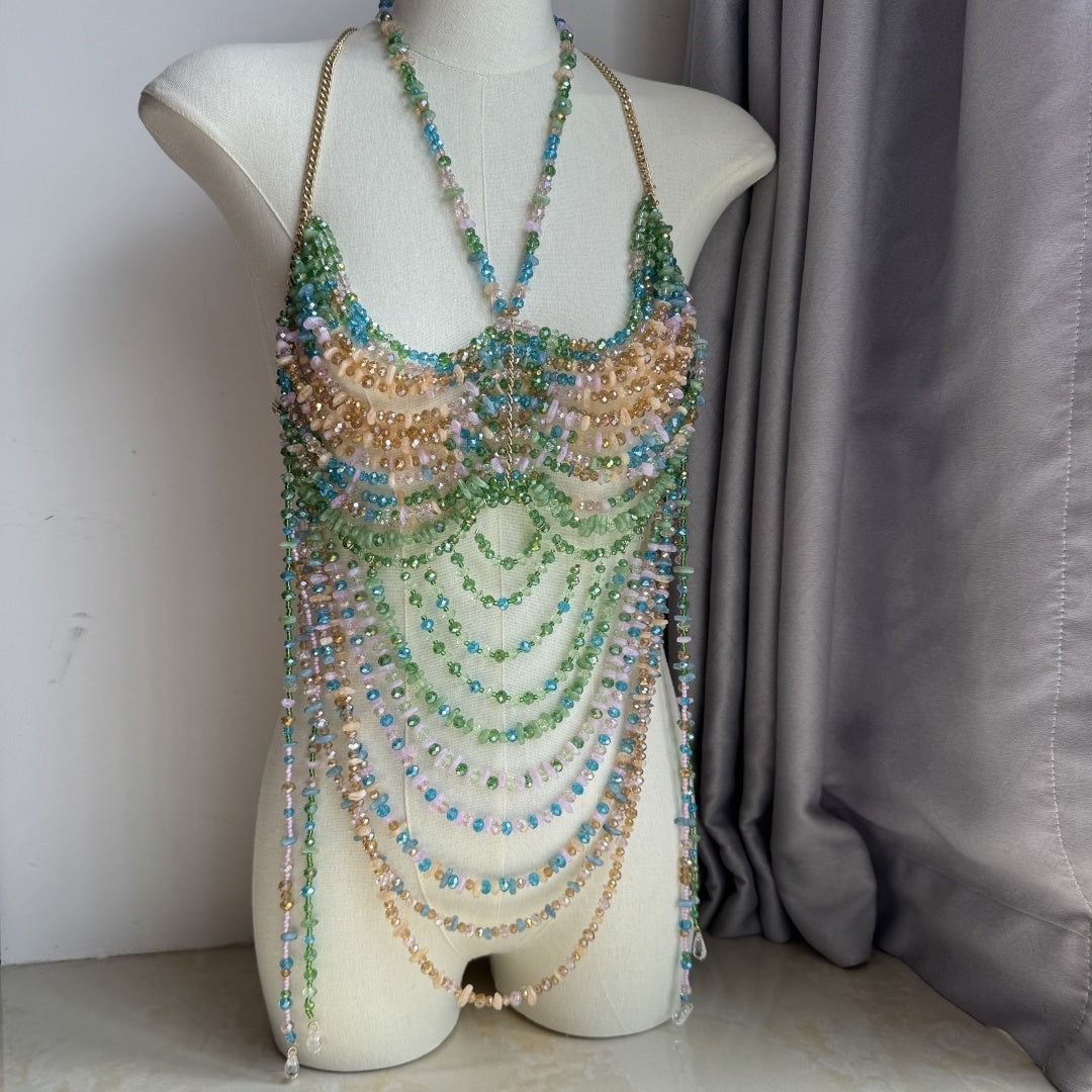 Beaded Body Chain multi