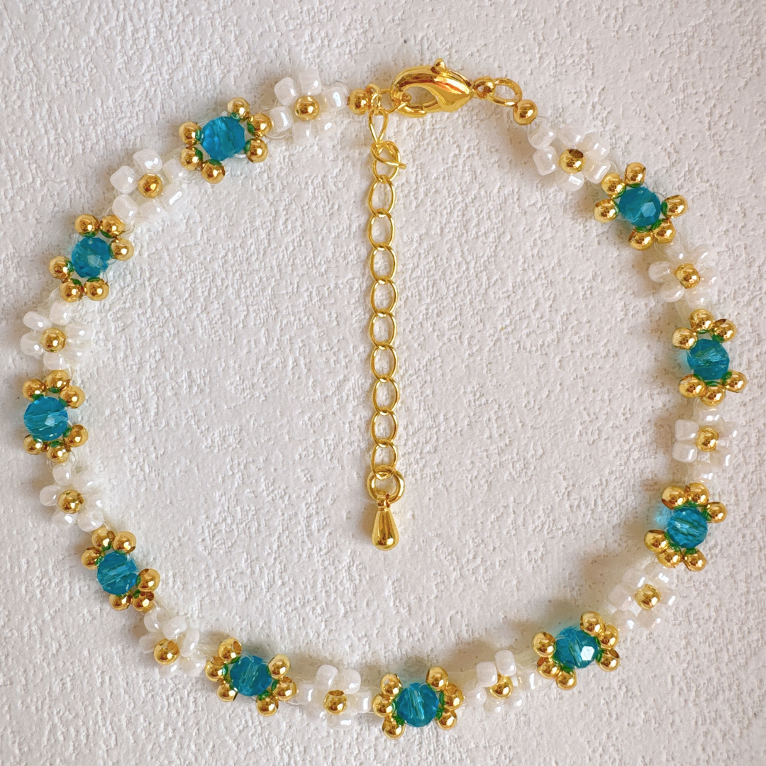 Daisy Bracelet Navy