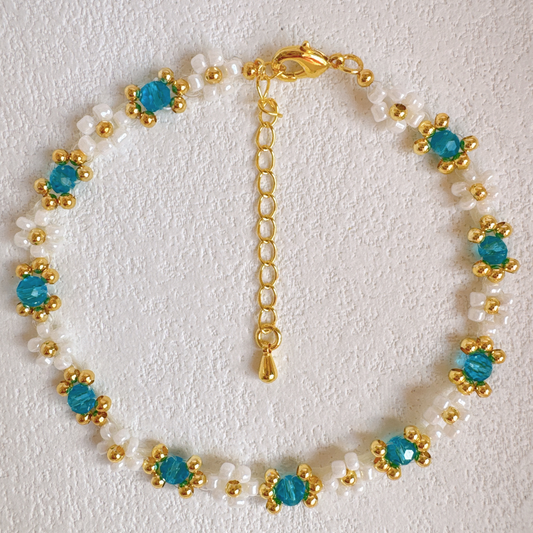 Daisy Bracelet Navy