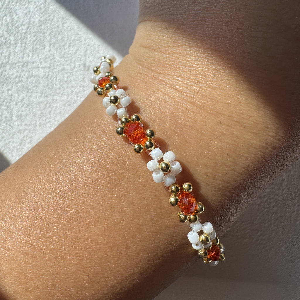 Daisy Bracelet Orange