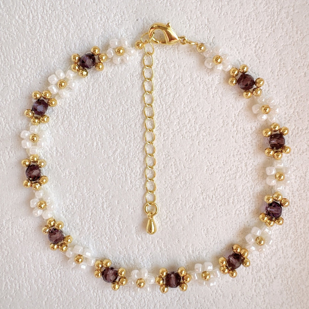 Daisy Bracelet Purple