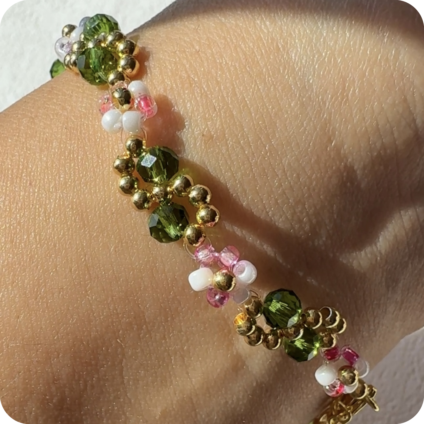 Floral Bracelet Rainbow
