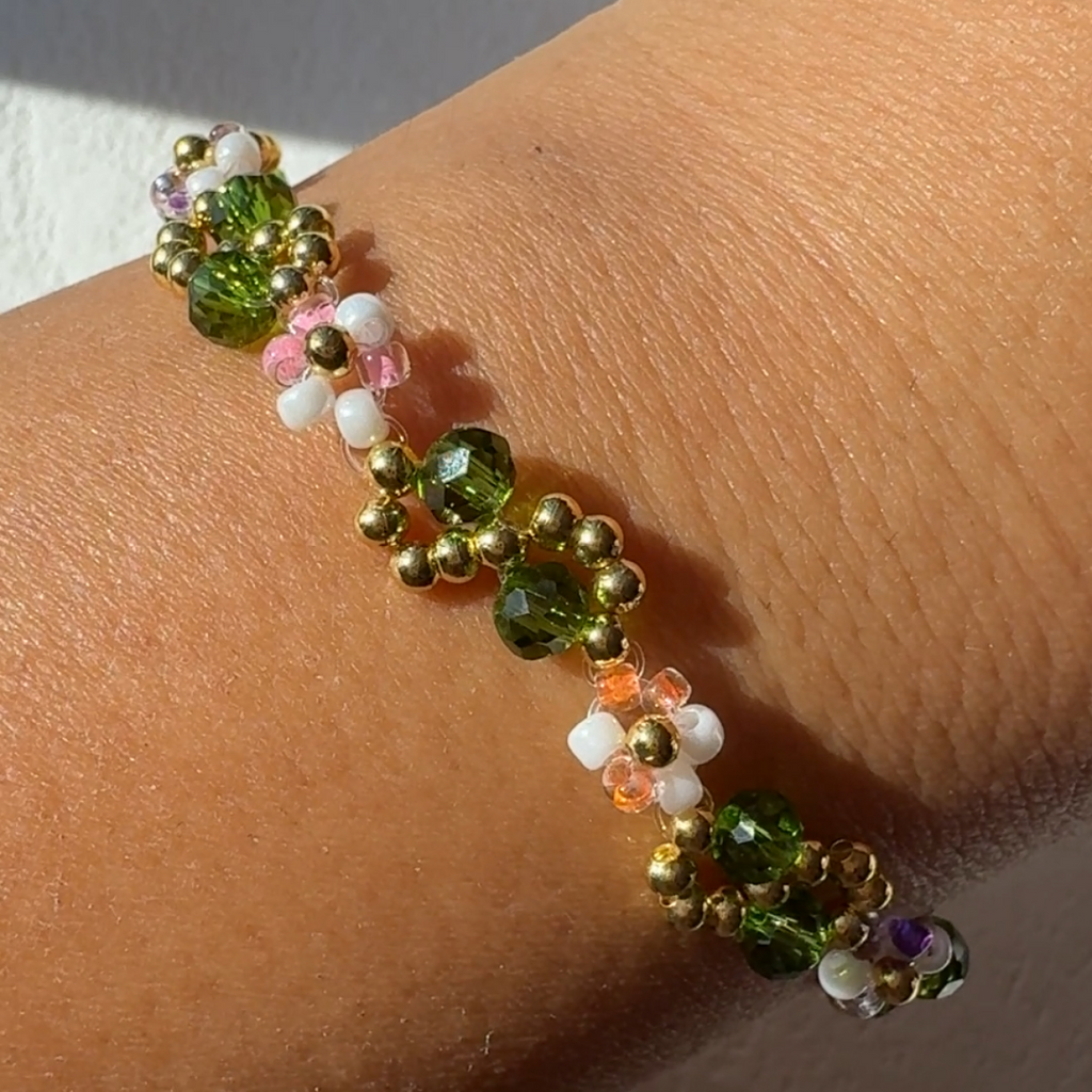 Floral Bracelet Rainbow