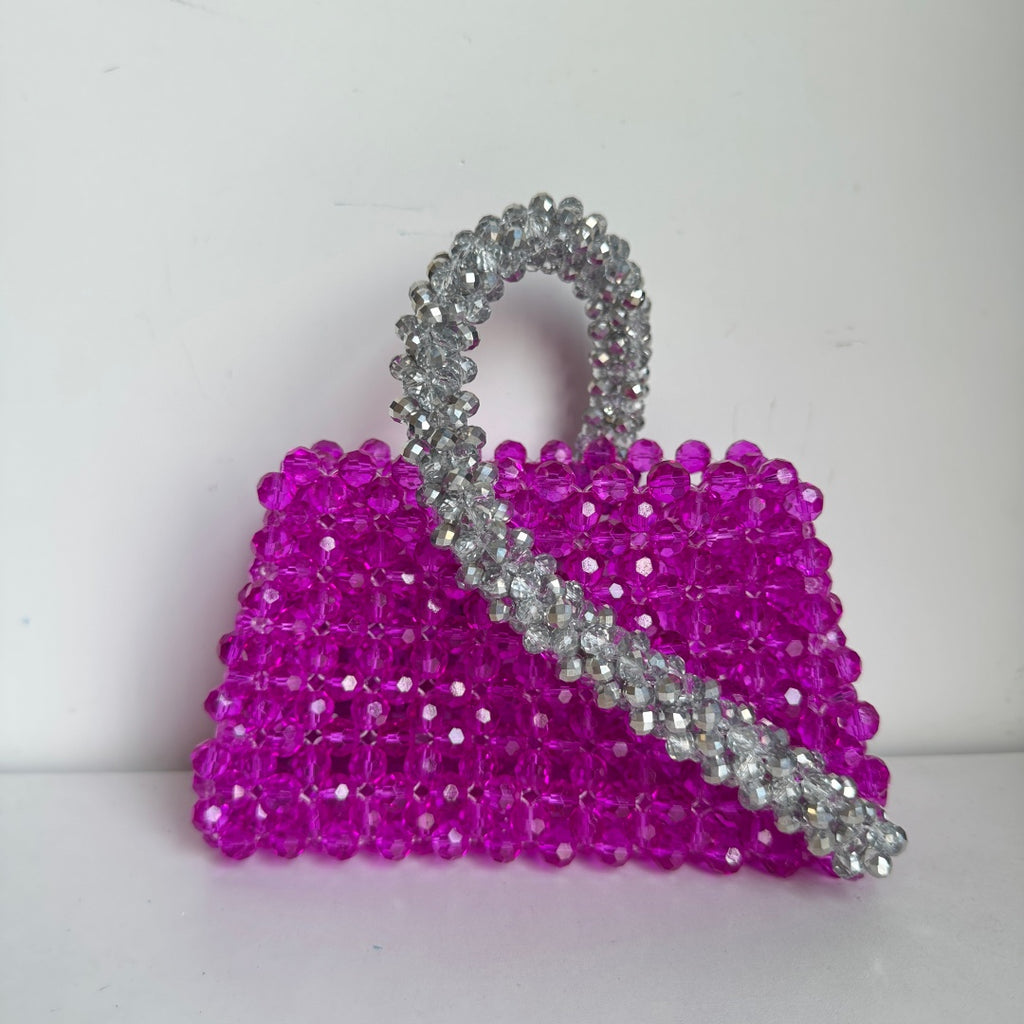 Purple Beaded Bag