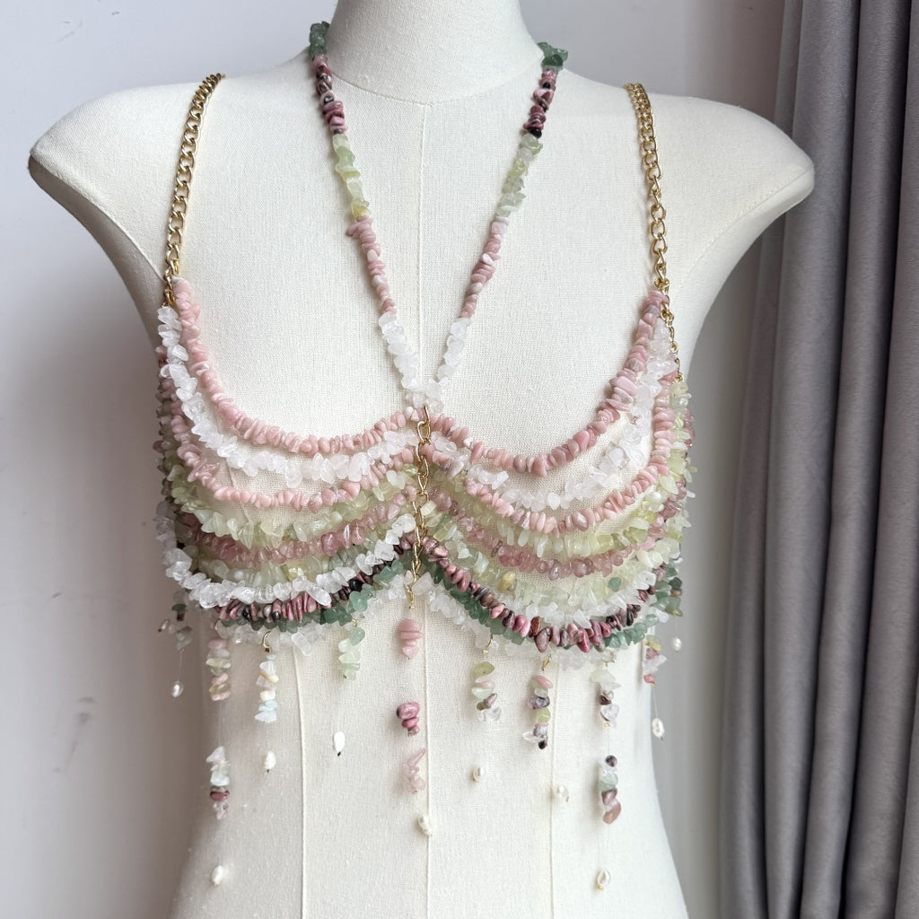 Natural Beaded Tops